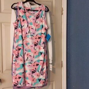 Multi colored Colombia sleeves dress sz xl